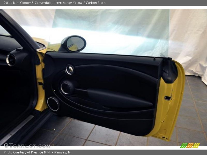Interchange Yellow / Carbon Black 2011 Mini Cooper S Convertible