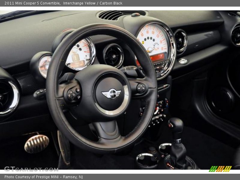 Interchange Yellow / Carbon Black 2011 Mini Cooper S Convertible