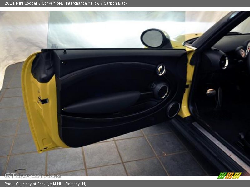 Interchange Yellow / Carbon Black 2011 Mini Cooper S Convertible