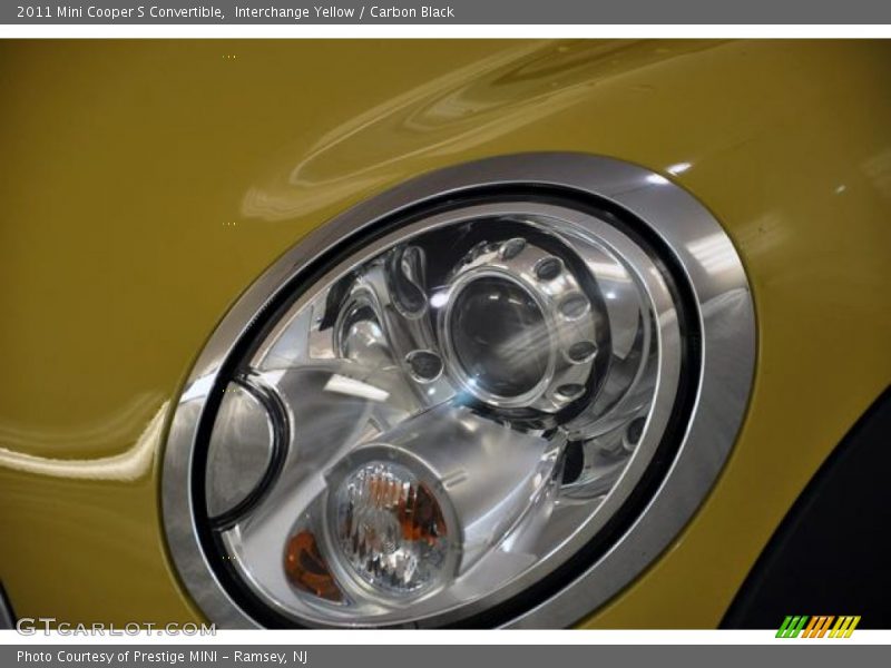 Interchange Yellow / Carbon Black 2011 Mini Cooper S Convertible