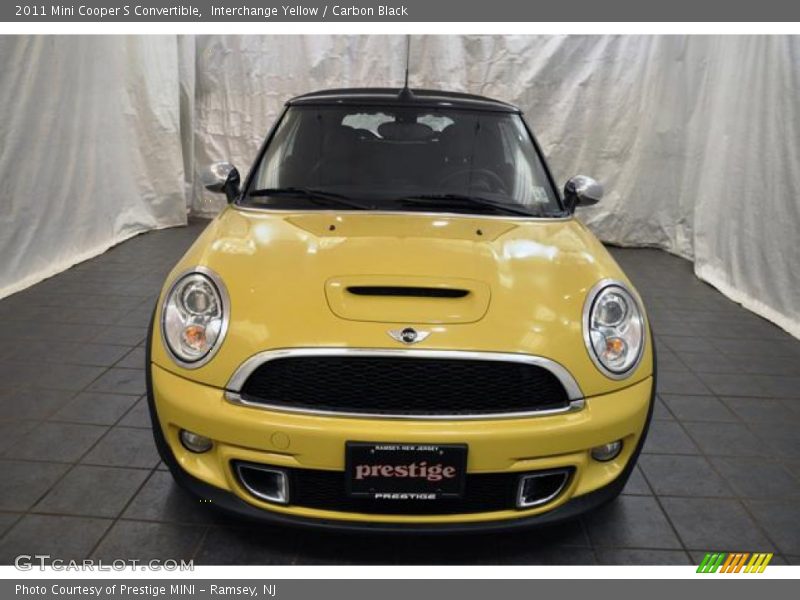 Interchange Yellow / Carbon Black 2011 Mini Cooper S Convertible