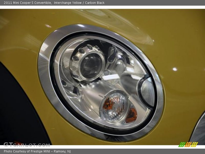 Interchange Yellow / Carbon Black 2011 Mini Cooper S Convertible