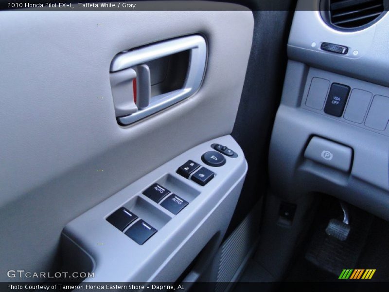 Taffeta White / Gray 2010 Honda Pilot EX-L