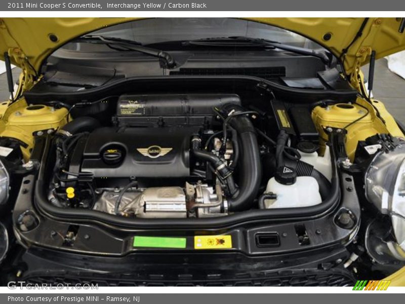 Interchange Yellow / Carbon Black 2011 Mini Cooper S Convertible
