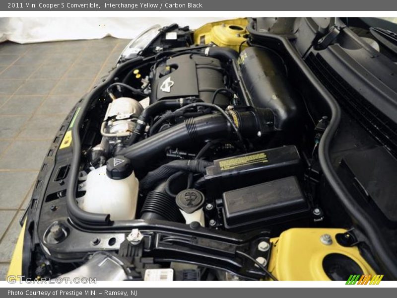 Interchange Yellow / Carbon Black 2011 Mini Cooper S Convertible