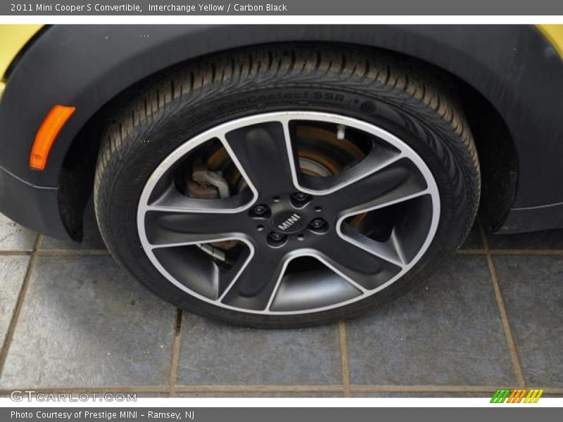 Interchange Yellow / Carbon Black 2011 Mini Cooper S Convertible