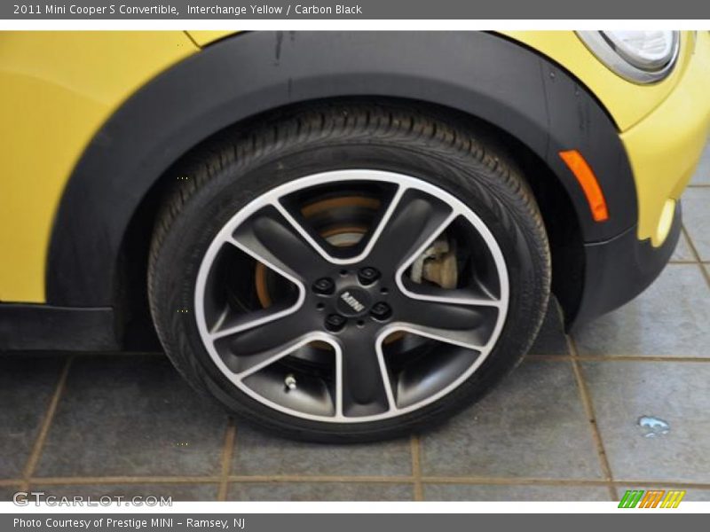 Interchange Yellow / Carbon Black 2011 Mini Cooper S Convertible