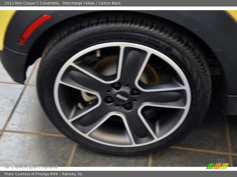 Interchange Yellow / Carbon Black 2011 Mini Cooper S Convertible