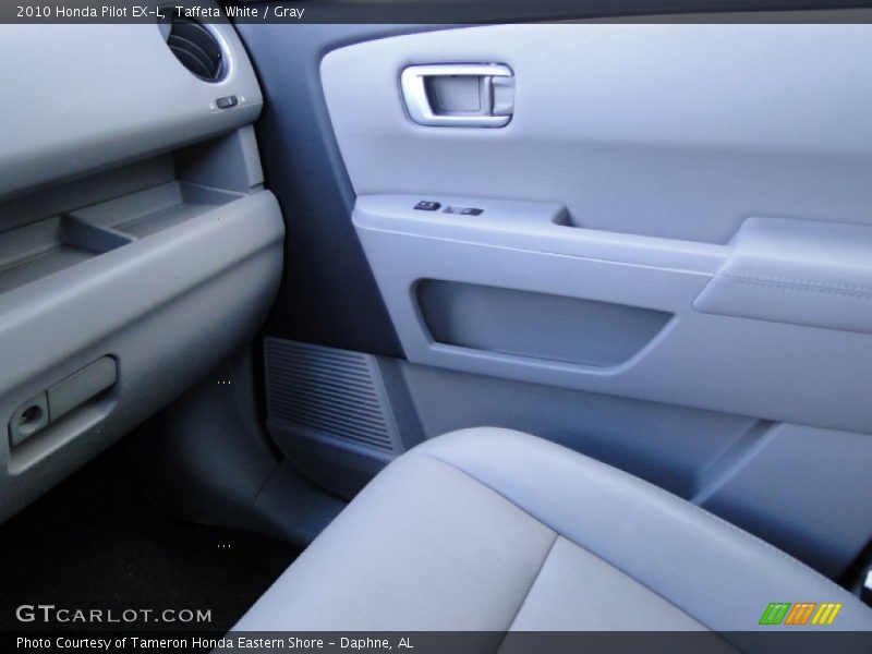 Taffeta White / Gray 2010 Honda Pilot EX-L