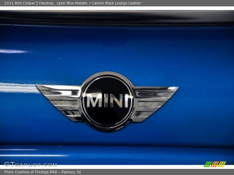 Laser Blue Metallic / Carbon Black Lounge Leather 2011 Mini Cooper S Hardtop