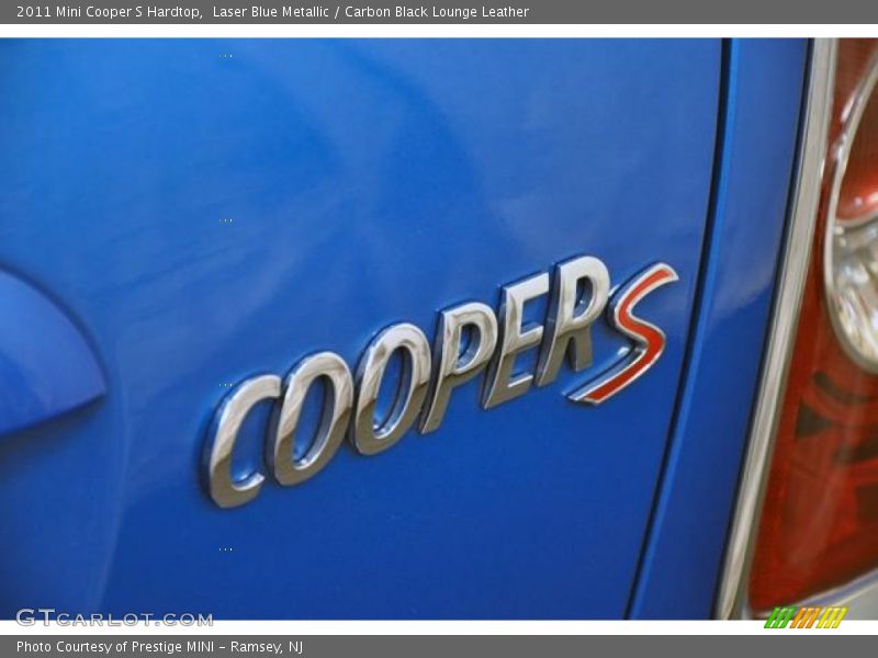 Laser Blue Metallic / Carbon Black Lounge Leather 2011 Mini Cooper S Hardtop