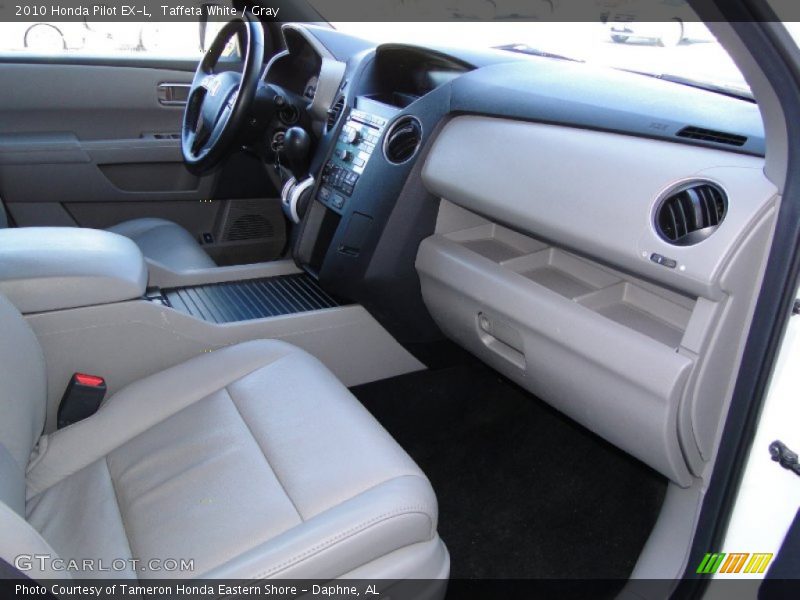 Taffeta White / Gray 2010 Honda Pilot EX-L