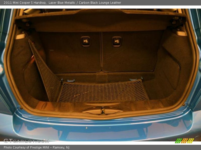 Laser Blue Metallic / Carbon Black Lounge Leather 2011 Mini Cooper S Hardtop