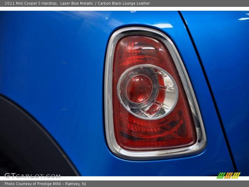 Laser Blue Metallic / Carbon Black Lounge Leather 2011 Mini Cooper S Hardtop