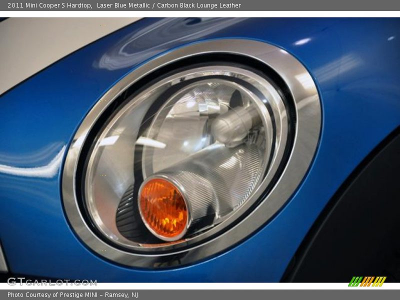 Laser Blue Metallic / Carbon Black Lounge Leather 2011 Mini Cooper S Hardtop