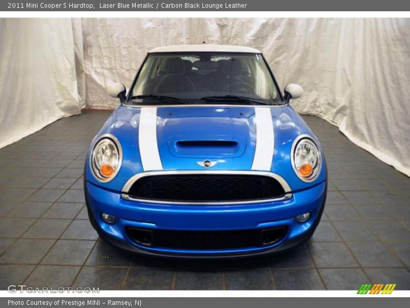 Laser Blue Metallic / Carbon Black Lounge Leather 2011 Mini Cooper S Hardtop