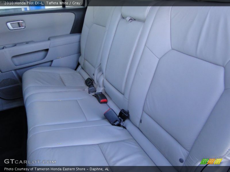 Taffeta White / Gray 2010 Honda Pilot EX-L