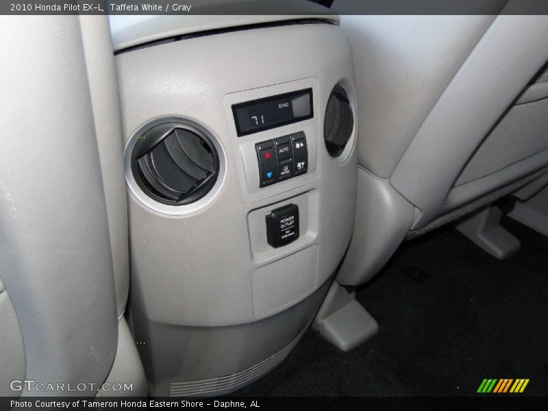 Taffeta White / Gray 2010 Honda Pilot EX-L