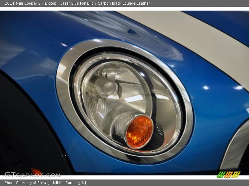 Laser Blue Metallic / Carbon Black Lounge Leather 2011 Mini Cooper S Hardtop