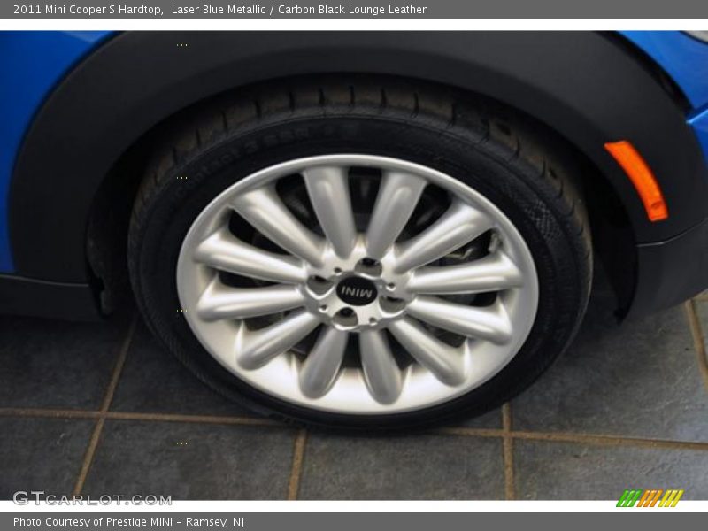 Laser Blue Metallic / Carbon Black Lounge Leather 2011 Mini Cooper S Hardtop