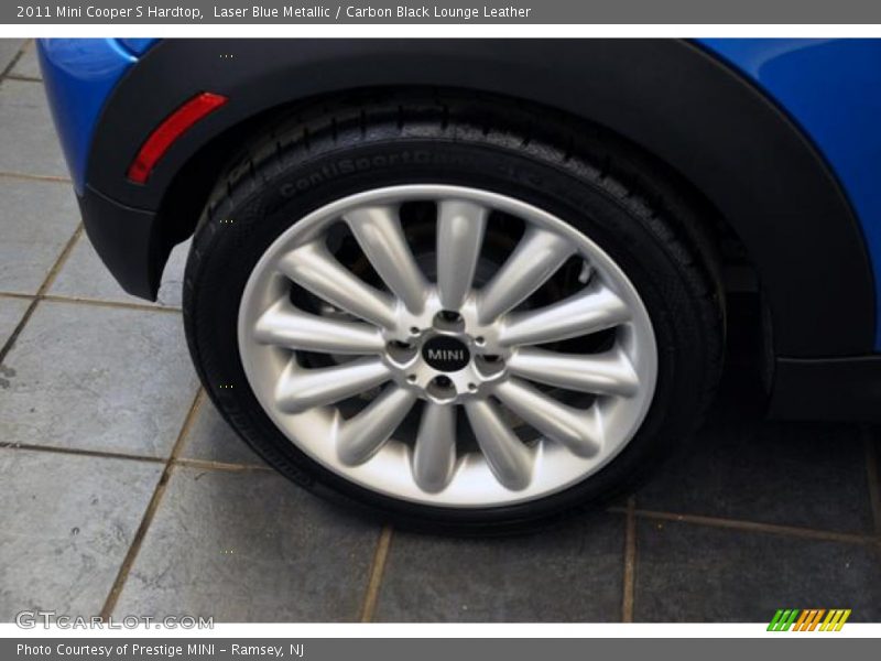 Laser Blue Metallic / Carbon Black Lounge Leather 2011 Mini Cooper S Hardtop