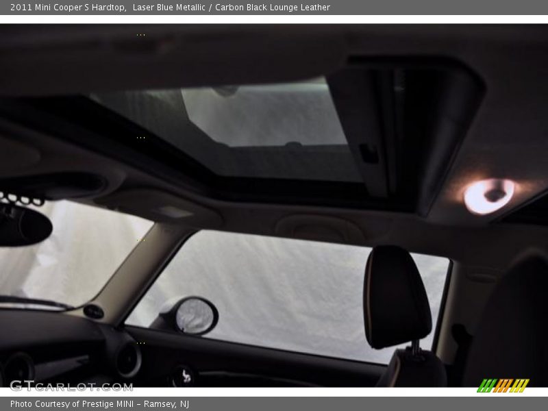 Laser Blue Metallic / Carbon Black Lounge Leather 2011 Mini Cooper S Hardtop