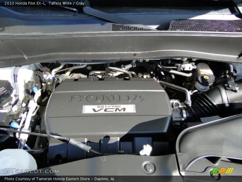 Taffeta White / Gray 2010 Honda Pilot EX-L