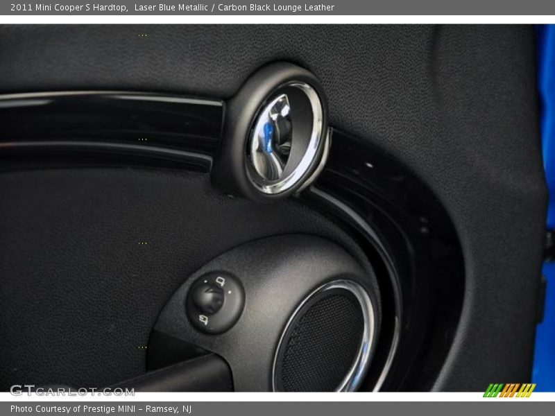 Laser Blue Metallic / Carbon Black Lounge Leather 2011 Mini Cooper S Hardtop