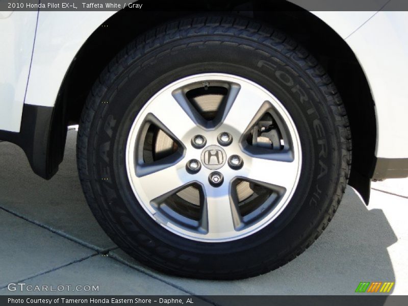 Taffeta White / Gray 2010 Honda Pilot EX-L