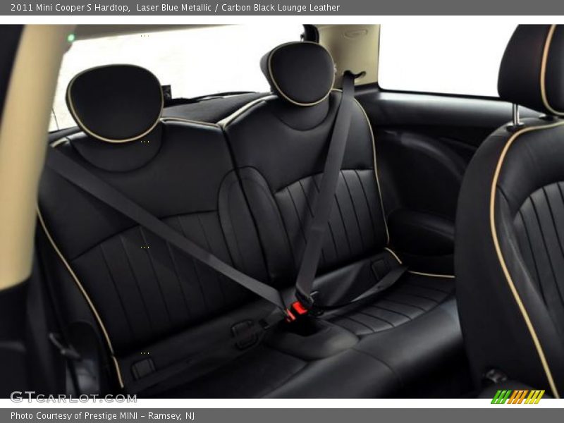 Laser Blue Metallic / Carbon Black Lounge Leather 2011 Mini Cooper S Hardtop
