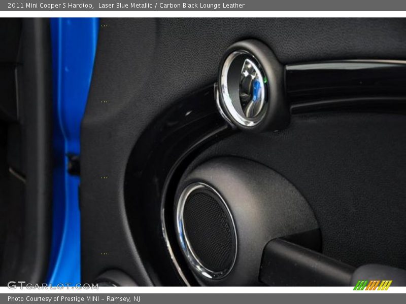 Laser Blue Metallic / Carbon Black Lounge Leather 2011 Mini Cooper S Hardtop