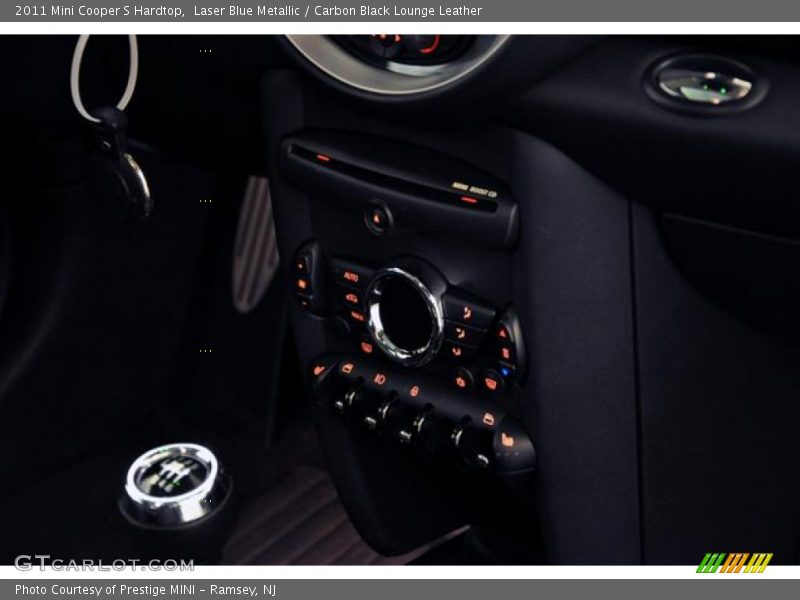 Laser Blue Metallic / Carbon Black Lounge Leather 2011 Mini Cooper S Hardtop