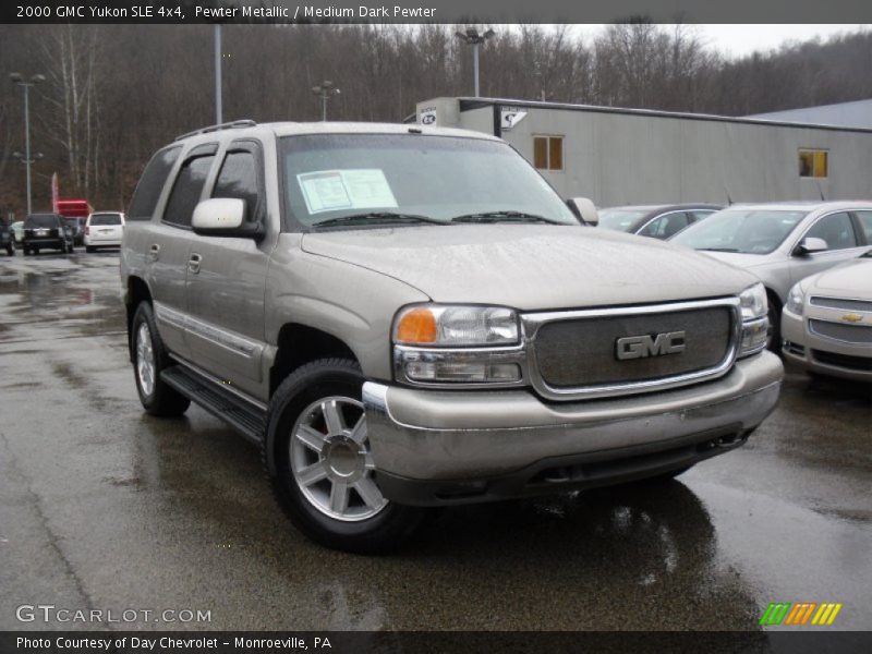 Pewter Metallic / Medium Dark Pewter 2000 GMC Yukon SLE 4x4