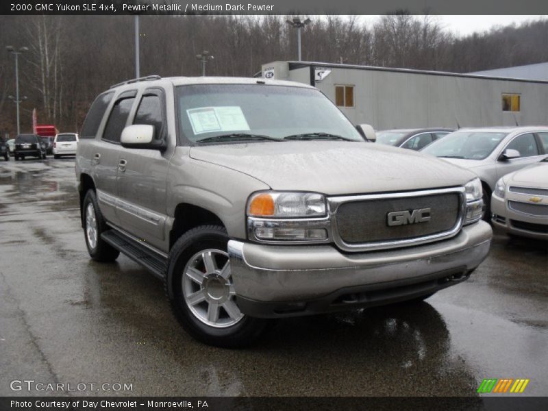 Pewter Metallic / Medium Dark Pewter 2000 GMC Yukon SLE 4x4