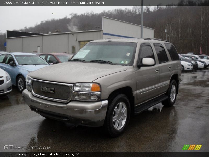 Pewter Metallic / Medium Dark Pewter 2000 GMC Yukon SLE 4x4