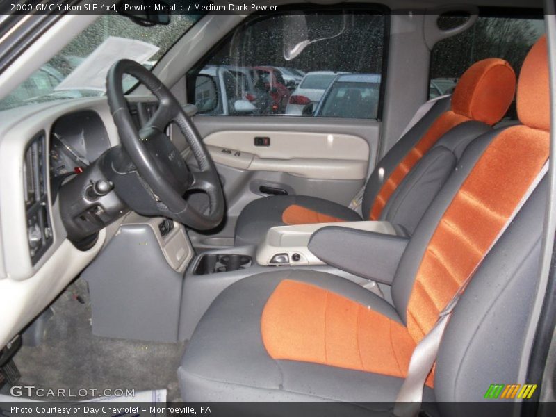 Pewter Metallic / Medium Dark Pewter 2000 GMC Yukon SLE 4x4