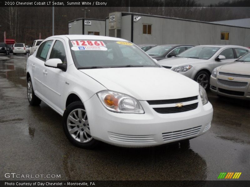 Summit White / Ebony 2010 Chevrolet Cobalt LT Sedan