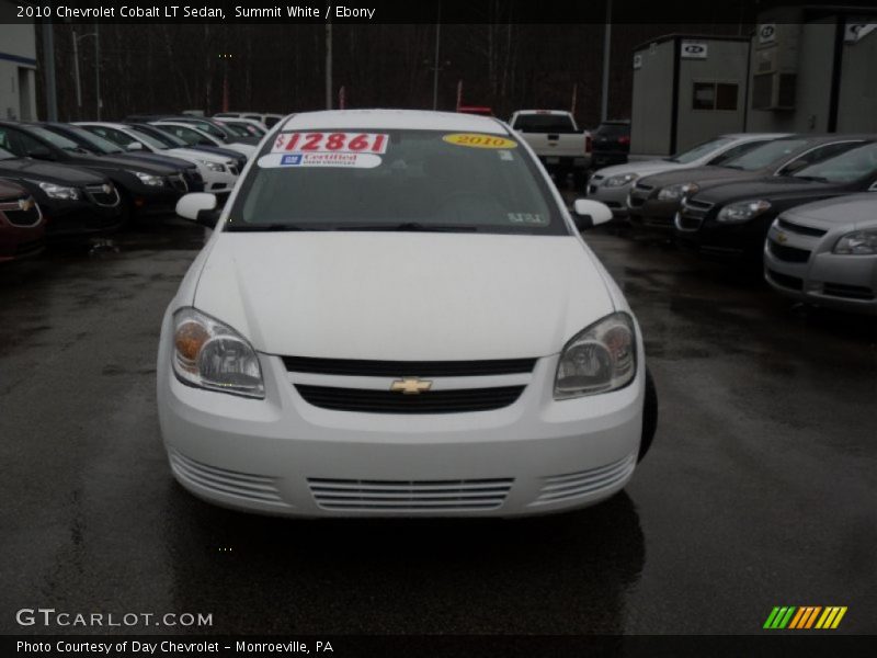 Summit White / Ebony 2010 Chevrolet Cobalt LT Sedan