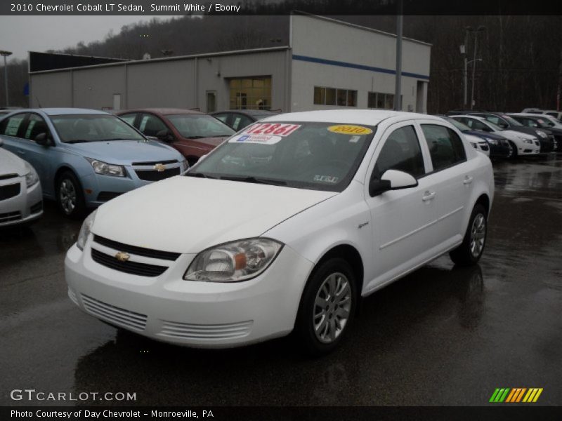 Summit White / Ebony 2010 Chevrolet Cobalt LT Sedan