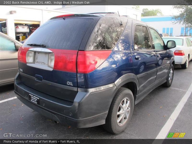 Indigo Blue / Medium Oak 2002 Buick Rendezvous CXL AWD