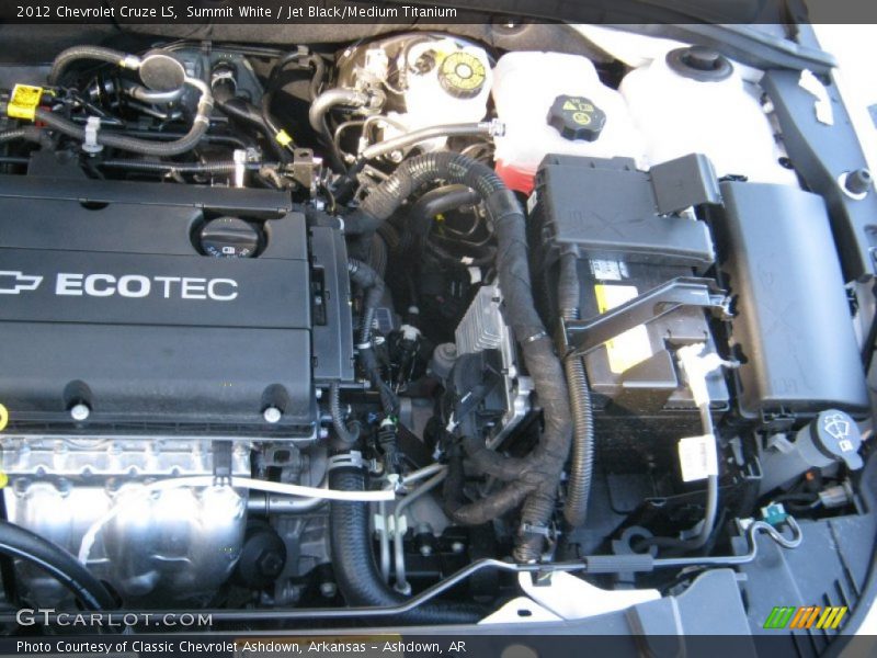 Summit White / Jet Black/Medium Titanium 2012 Chevrolet Cruze LS