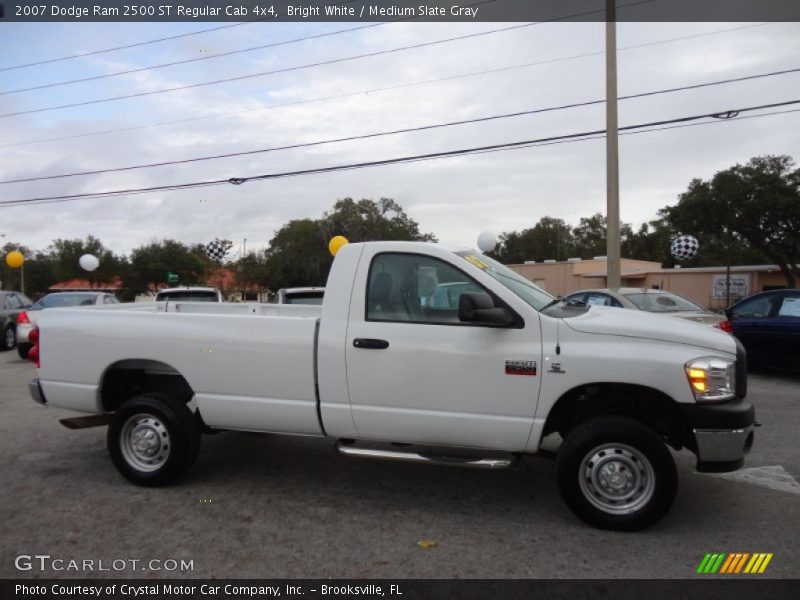 Bright White / Medium Slate Gray 2007 Dodge Ram 2500 ST Regular Cab 4x4