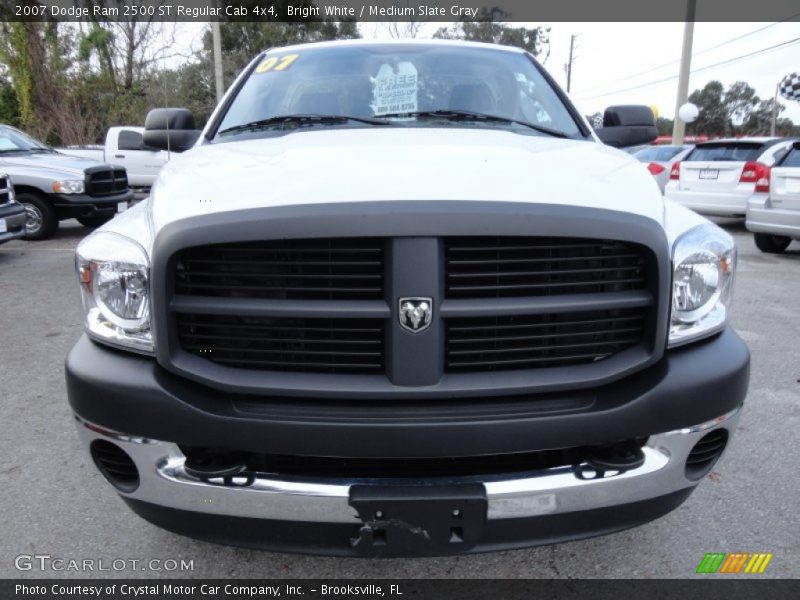 Bright White / Medium Slate Gray 2007 Dodge Ram 2500 ST Regular Cab 4x4