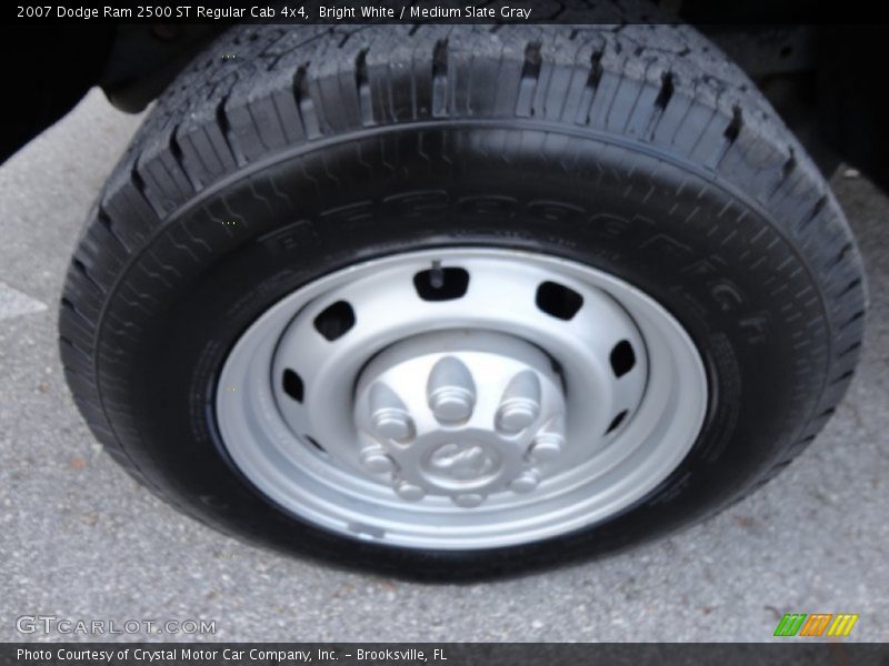 Bright White / Medium Slate Gray 2007 Dodge Ram 2500 ST Regular Cab 4x4