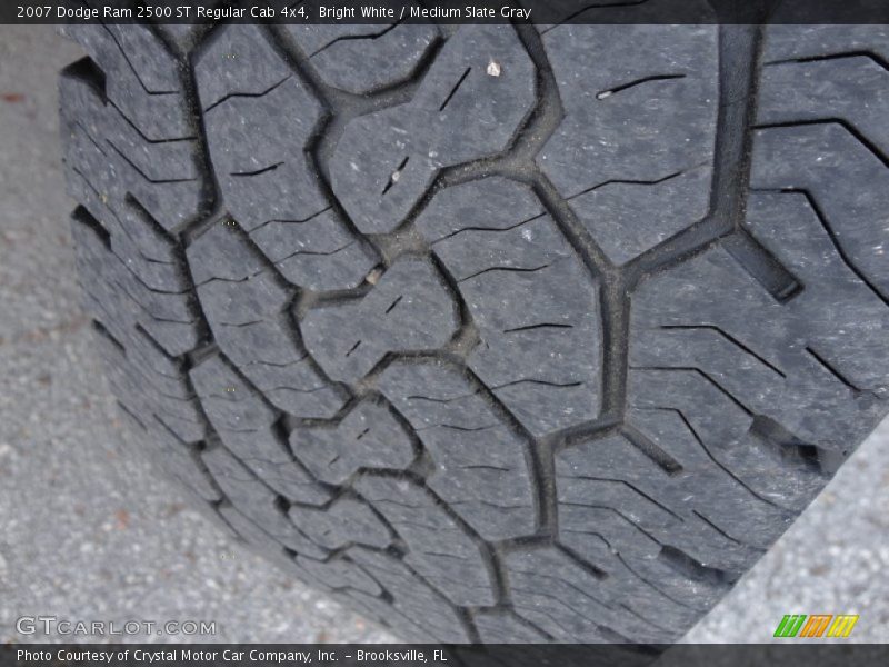 Bright White / Medium Slate Gray 2007 Dodge Ram 2500 ST Regular Cab 4x4