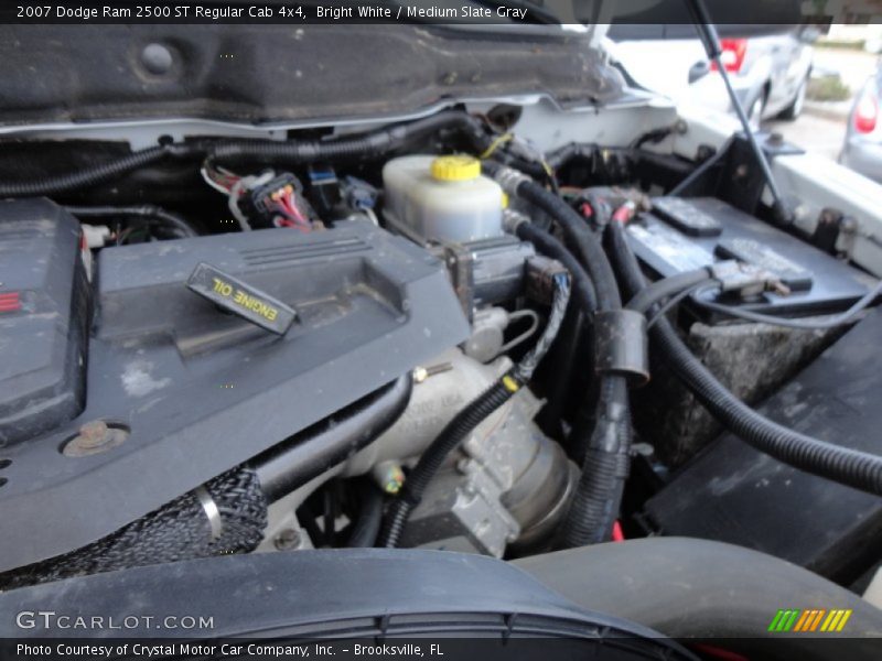 Bright White / Medium Slate Gray 2007 Dodge Ram 2500 ST Regular Cab 4x4