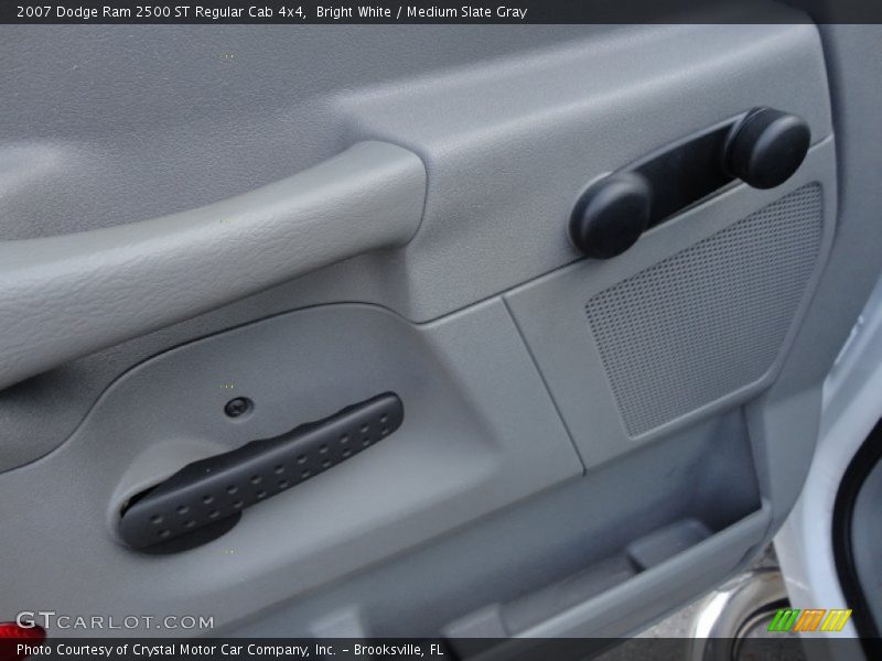 Bright White / Medium Slate Gray 2007 Dodge Ram 2500 ST Regular Cab 4x4