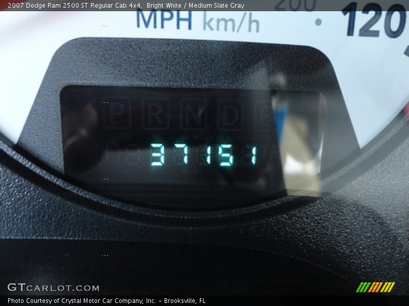 Bright White / Medium Slate Gray 2007 Dodge Ram 2500 ST Regular Cab 4x4