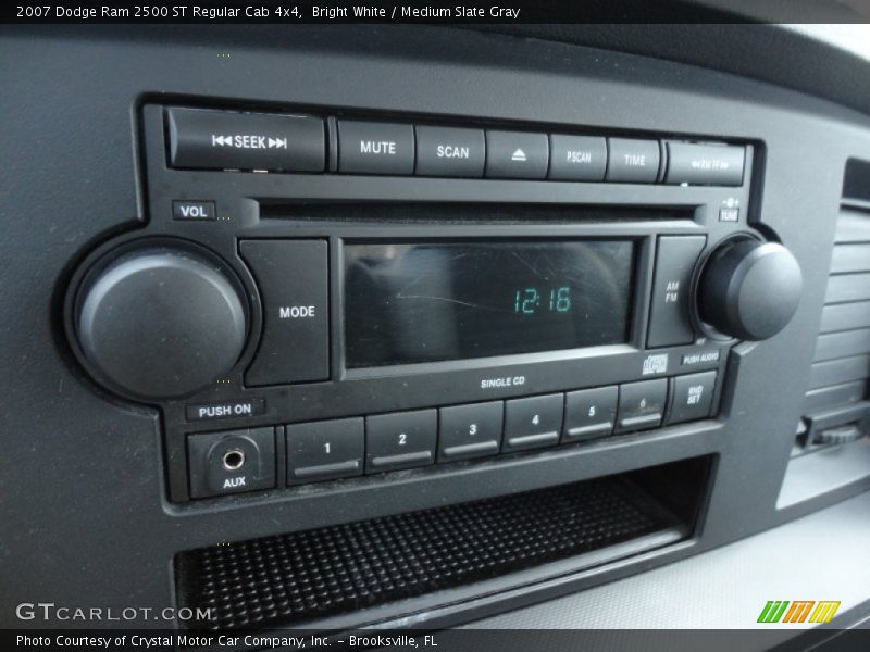 Bright White / Medium Slate Gray 2007 Dodge Ram 2500 ST Regular Cab 4x4