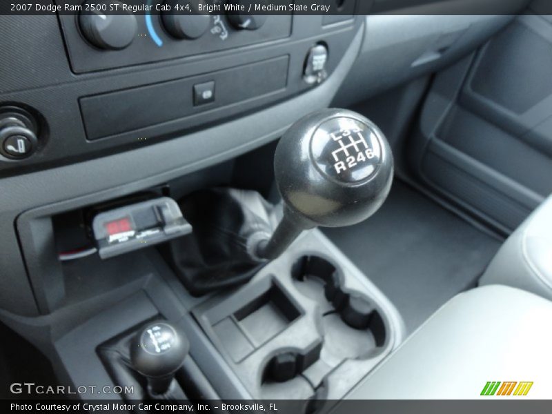 Bright White / Medium Slate Gray 2007 Dodge Ram 2500 ST Regular Cab 4x4